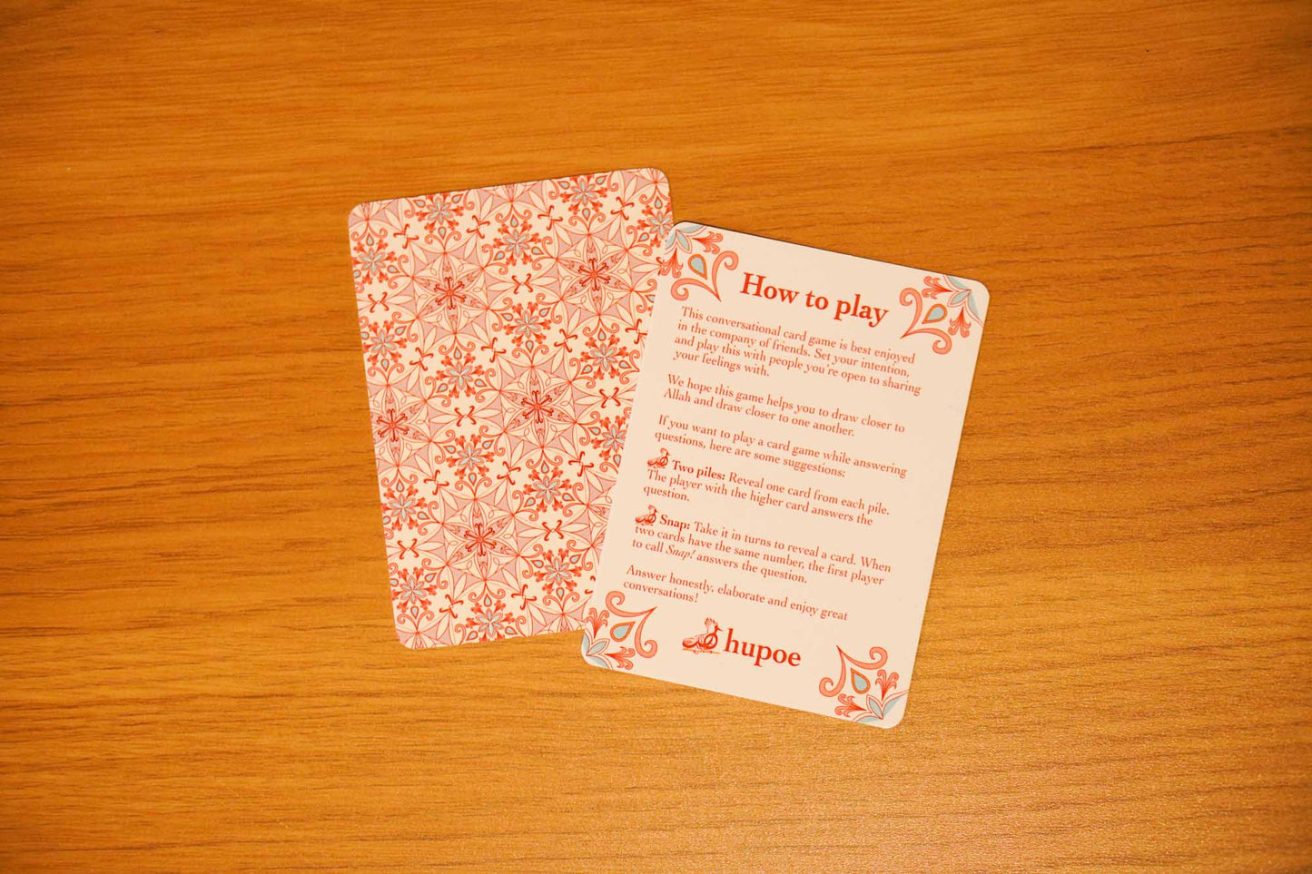 How's your heart? Conversational Card Game
