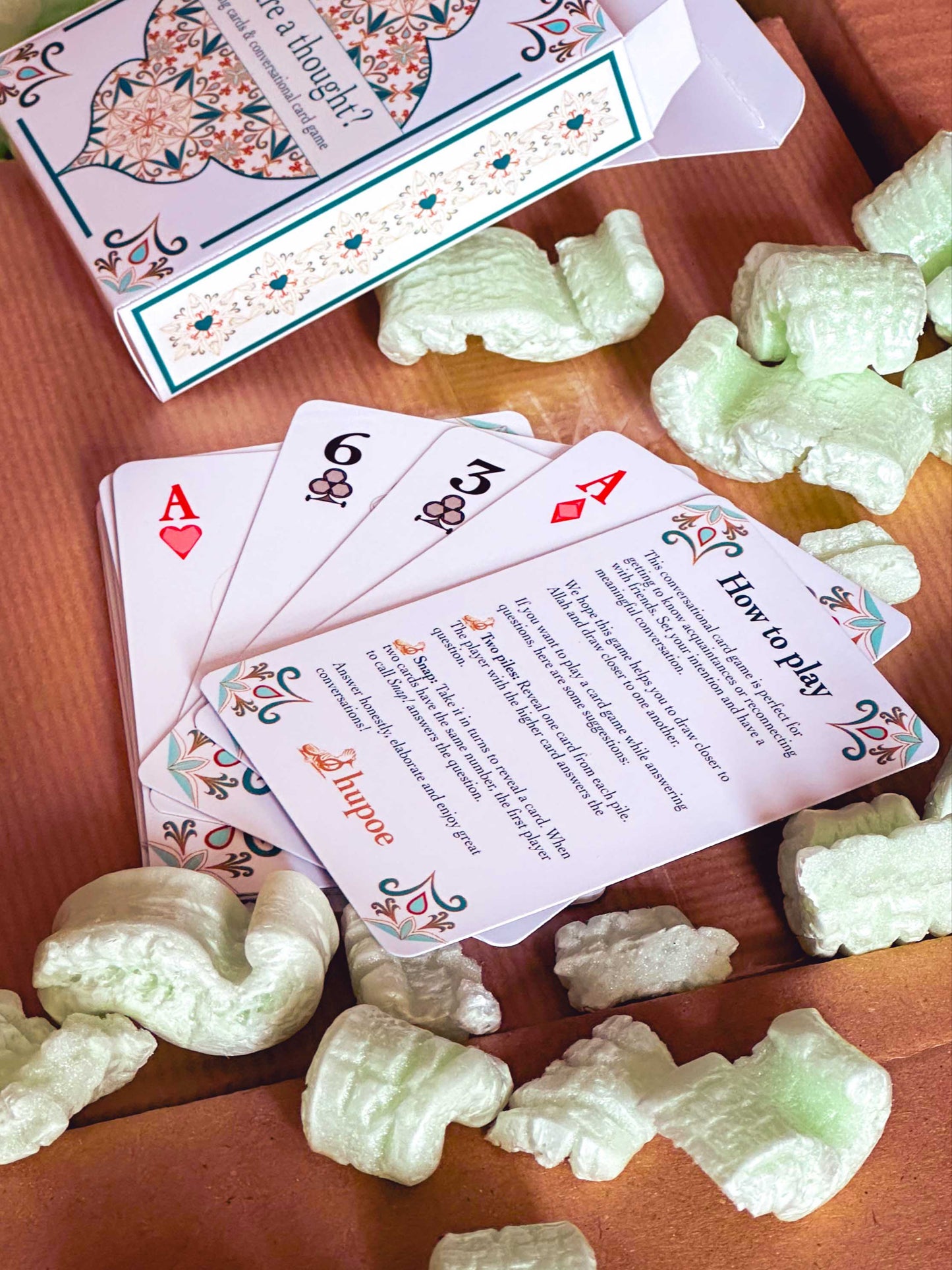 Share a thought? Conversational Card Game