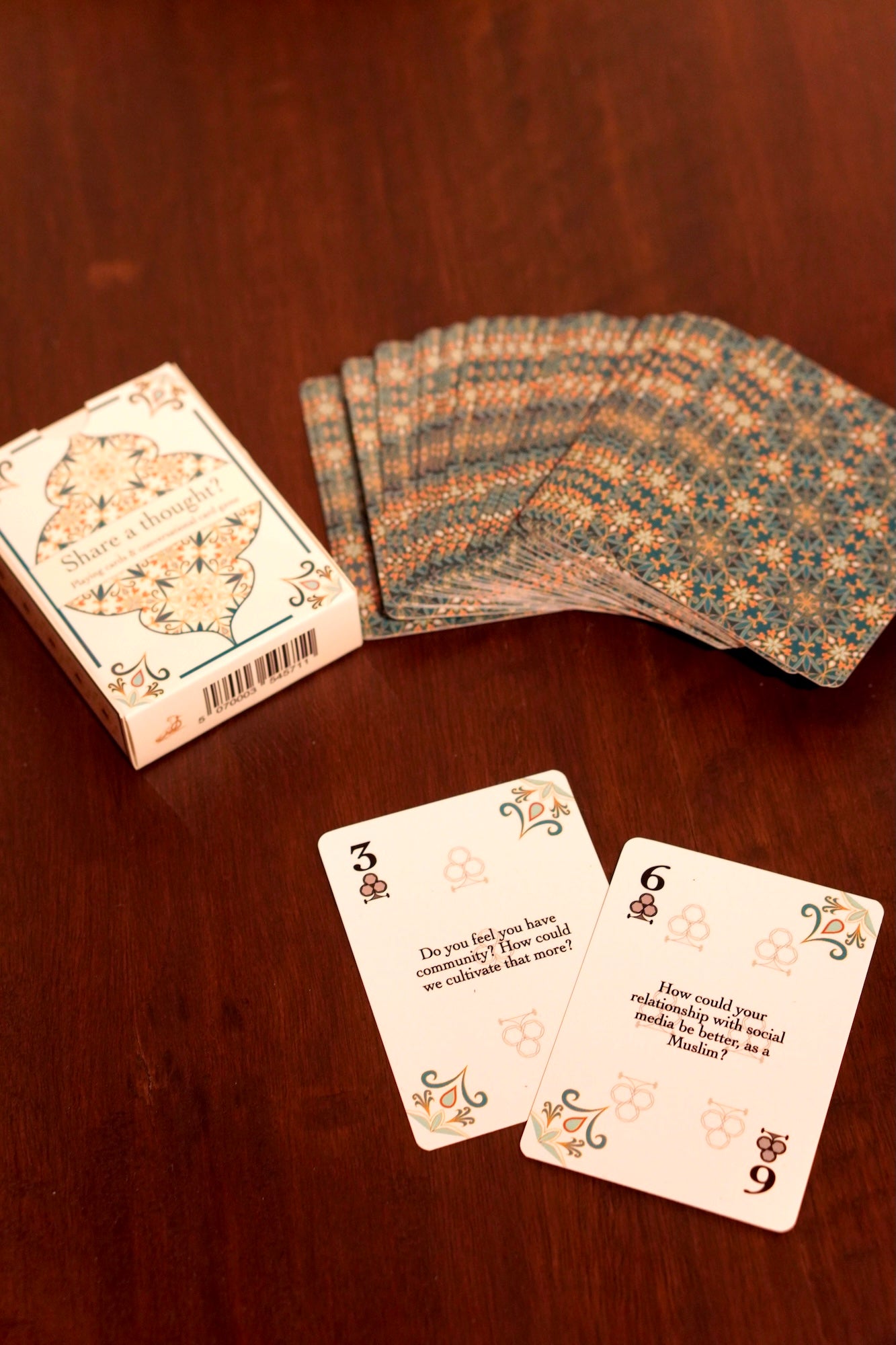 Share a thought? Conversational Card Game