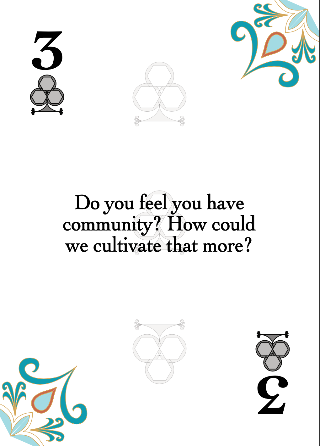 Share a thought? Conversational Card Game