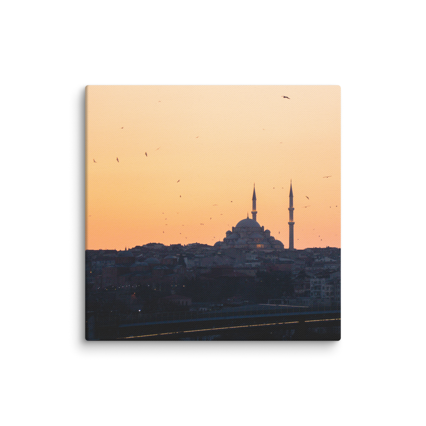 Eternal Elegance: Mosque at Sunset
