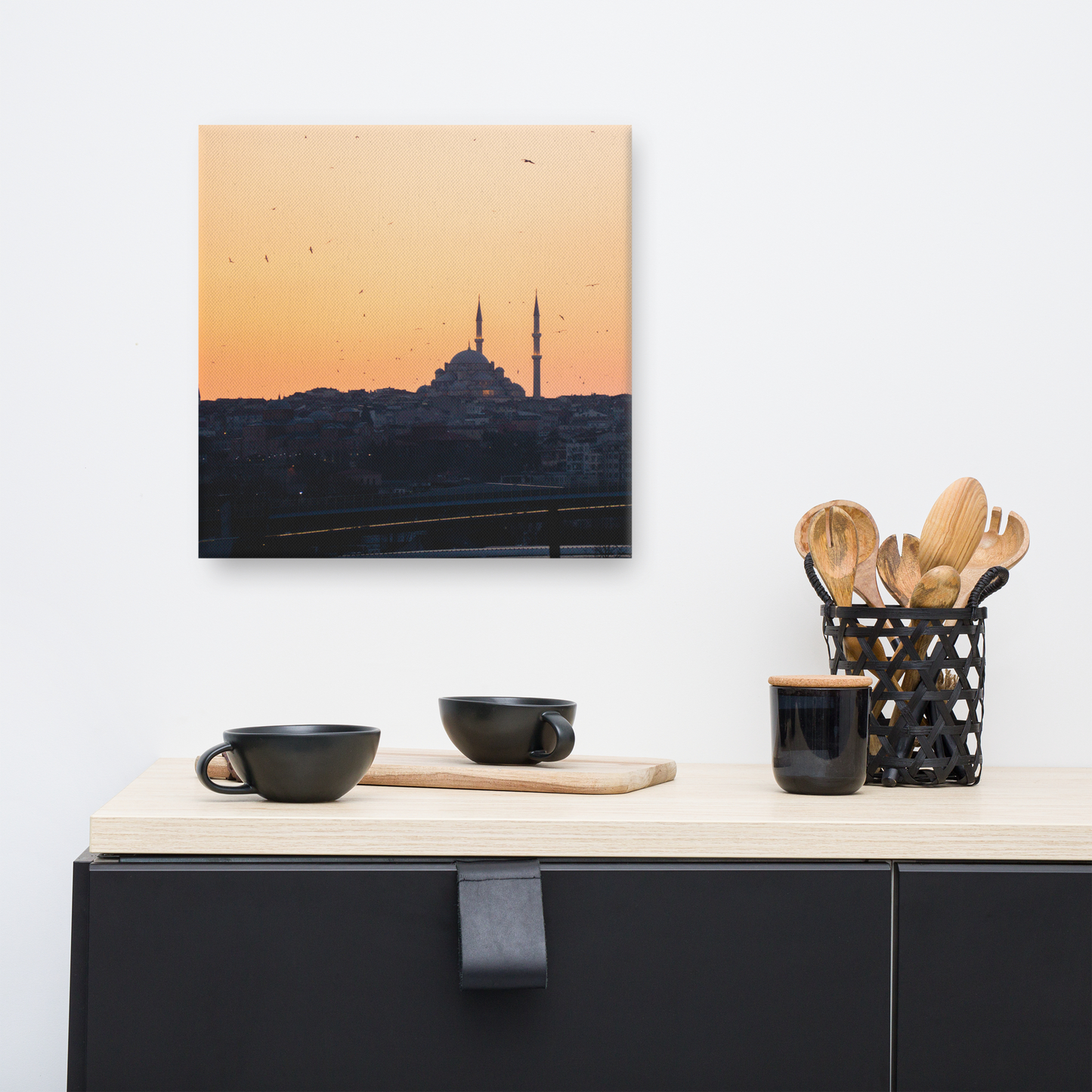 Eternal Elegance: Mosque at Sunset