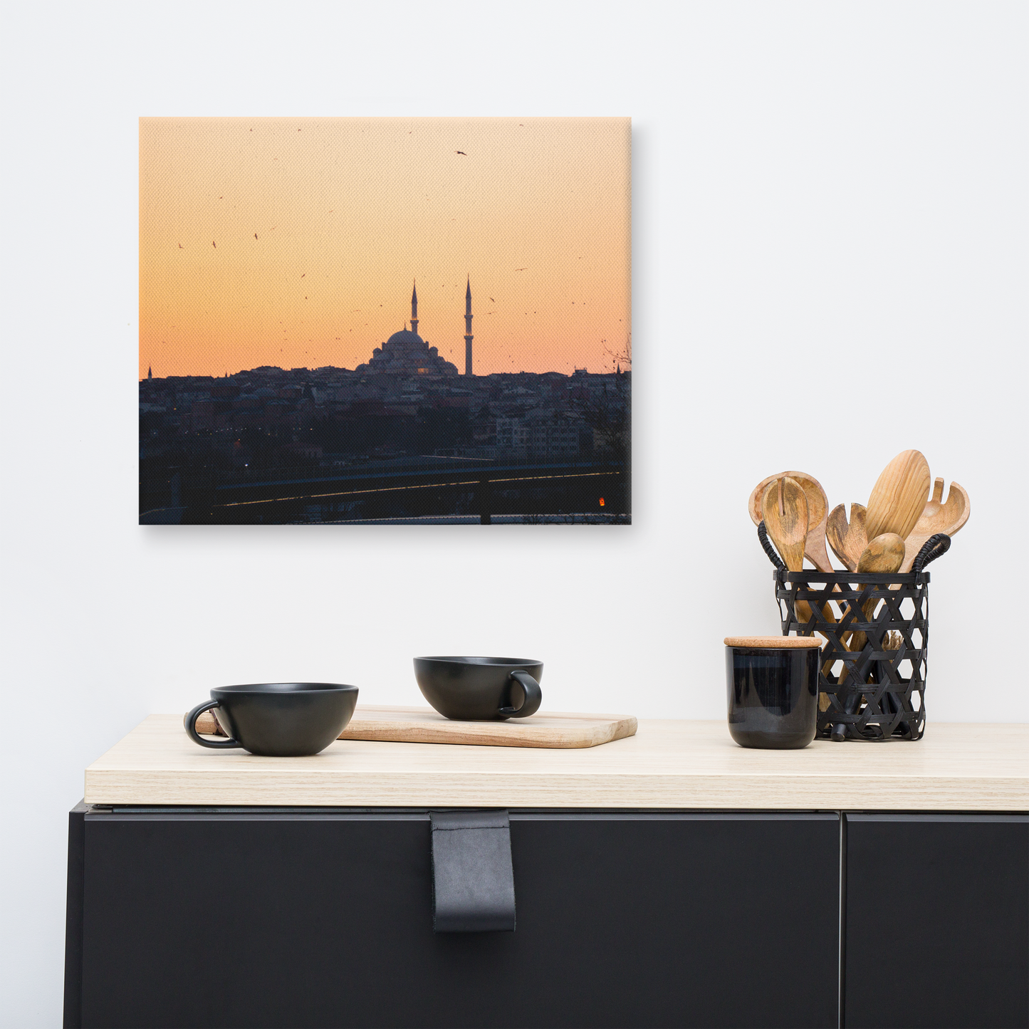 Eternal Elegance: Mosque at Sunset