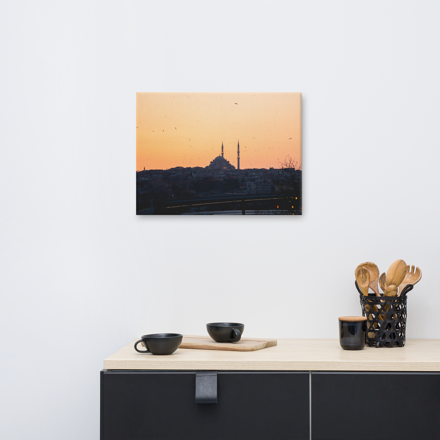 Eternal Elegance: Mosque at Sunset