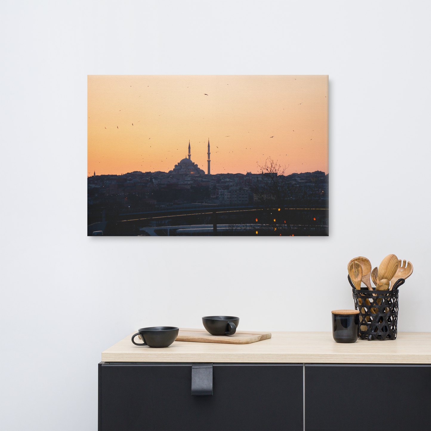 Eternal Elegance: Mosque at Sunset
